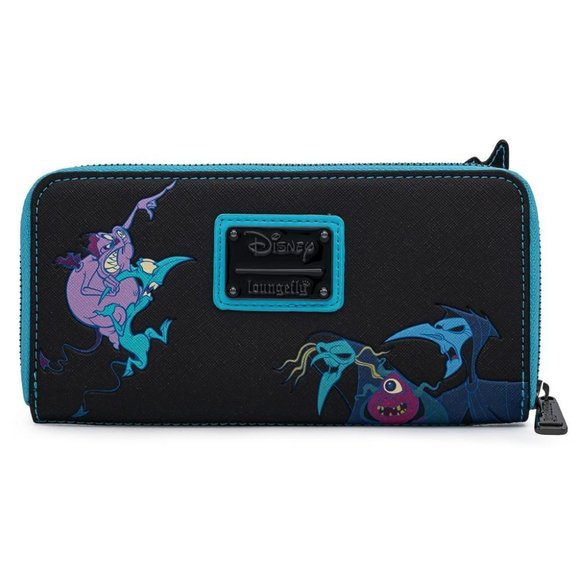 Loungefly Disney Villains Scene Hades Zip Around Wallet-In Stock - Picture 2 of 5